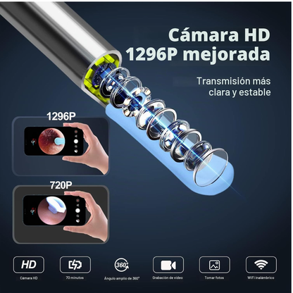 Ear Cleaner Limpiador De Oídos Con Cámara